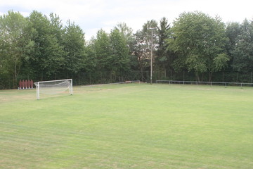 Fußballplatz, Fußballtor © Inka