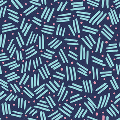 Obraz premium Abstract Seamless Pattern. Brush Strokes.