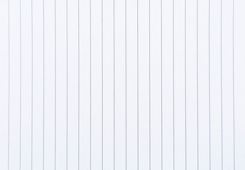 Closeup blank lined journal notebook page