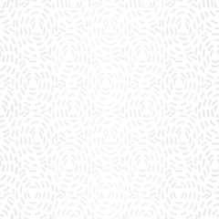 Vector Texture Circular Dotted Lines in Light Gray Seamless Repeat Pattern