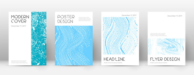 Cover page design template. Minimal brochure layou