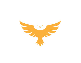 Eagle body design logo