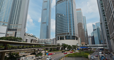 Fototapeta na wymiar Hong Kong city traffic