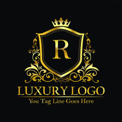 Royal logo - Royal Crown Logo | Luxury Logo | luxurious logo