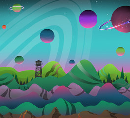 Paisaje fantastico © Mauricio