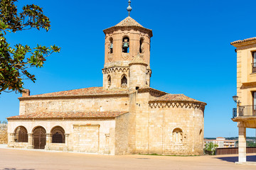 Almazan walled city with monuments