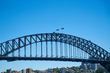 Harbour Bridge in Sydney, Australia.