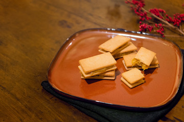 pineapple cake is famous traditional Taiwanese pastry
