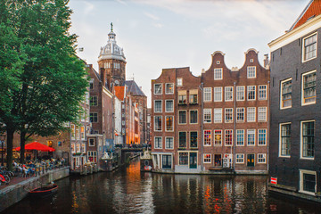 Amsterdam canal view 