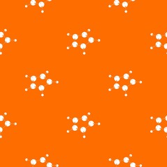 Furan pattern vector orange for any web design best