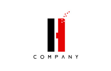 alphabet letter H logo company icon design