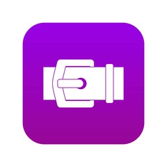 Fototapeta premium Elegant belt icon digital purple for any design isolated on white vector illustration