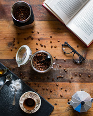 Flat lay Coffee Photography