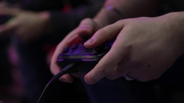 Gaming Controller during eSport Competition
