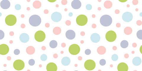 White vector repeat pattern with pastel dot. Perfect for paper and textile projects or events.