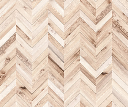 Chevron natural parquet seamless floor texture