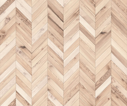 Chevron natural parquet seamless floor texture