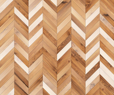 Chevron natural parquet seamless floor texture
