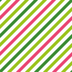 Seamless pattern with green and pink stripes