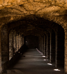 Obraz premium The Amazing landscape of the historic Golconda, Hyderabad, India
