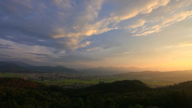 View of mountains,  Ueda&nbsp;City,  Nagano&nbsp;Prefecture