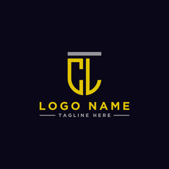 logo design inspiration for companies from the initial letters of the CL logo icon. -Vector