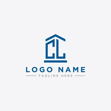 logo design inspiration for companies from the initial letters of the CL logo icon. -Vector