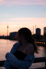 young woman on City walk