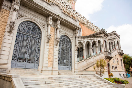 Palace of Industries, known as the catavento Museum in downtown Sao Paulo, Brazil