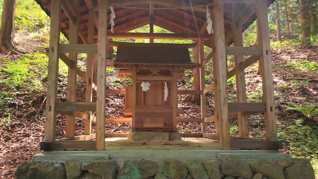Shrine at Shioda Castle ruin site,  Ueda,  Nagano&nbsp;Prefecture,  Japan