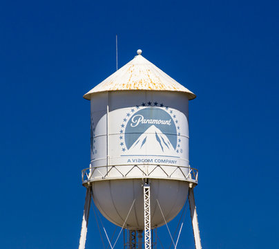 Paramount Pictures Water Tower And Sign