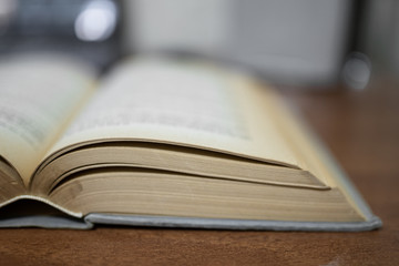 Obraz premium big fat old book blue