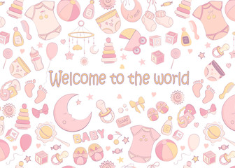 Baby shower invitation.