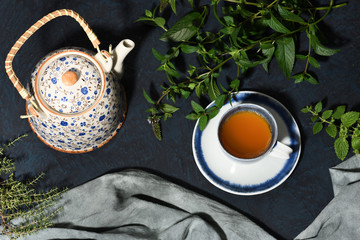 Obraz na płótnie Canvas herbal tea