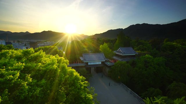 View of&nbsp;Ueda&nbsp;Castle,  Nagano&nbsp;Prefecture,  Ueda City