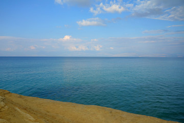 Beach calm sea landscape
