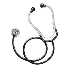 Medical background with stethoscope. Health care concept.Vector