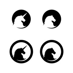 Fototapeta premium Pegasus Vector Logo Template vector illustration