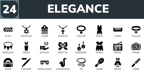 elegance icon set