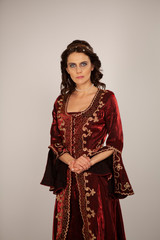 Woman In Historical Costume Portrait 