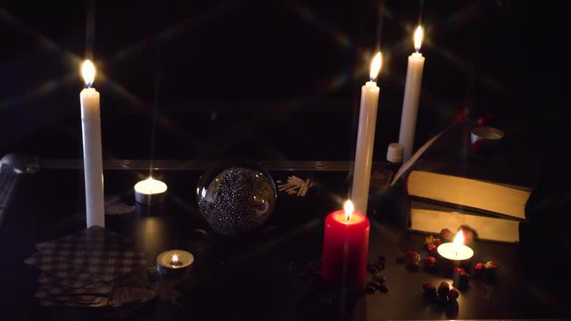 Tarot Cards Seance Black Magic Future Prophecy Mystic Ritual Oracle Medium Psyhic Esoteric Halloween Paranormal