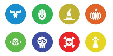 evil icon set