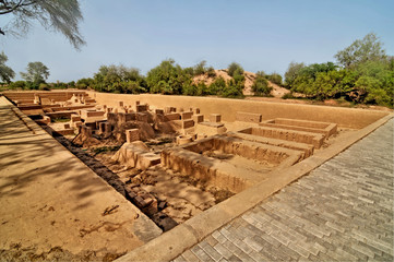 Fototapeta premium Harappa - archaeological site in Punjab, Pakistan