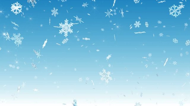 Snow Crystals Snowflake winter background.