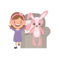 Isolated girl cartoon design vector illustration