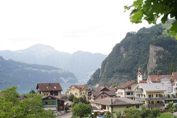 Fototapeta na wymiar Swiss Village