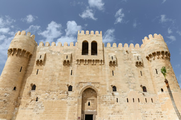 Fototapeta premium Citadel of Qaitbay in Alexandria, Egypt