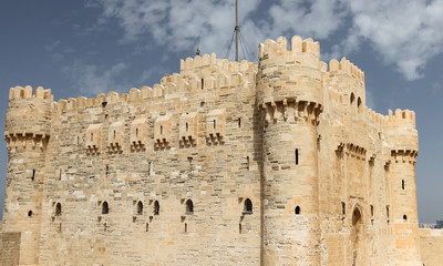 Fototapeta premium Citadel of Qaitbay in Alexandria, Egypt