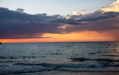 Sunset before Hurricane Michael