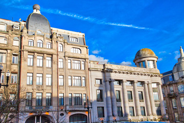Central Porto street, Scenic Avenida Dos Aliados
